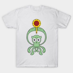 Octopus sunflower T-Shirt